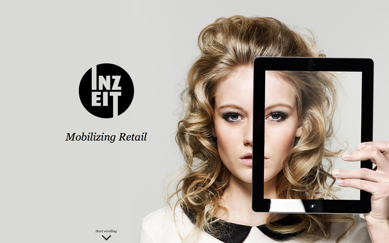 Inzeit one page web design