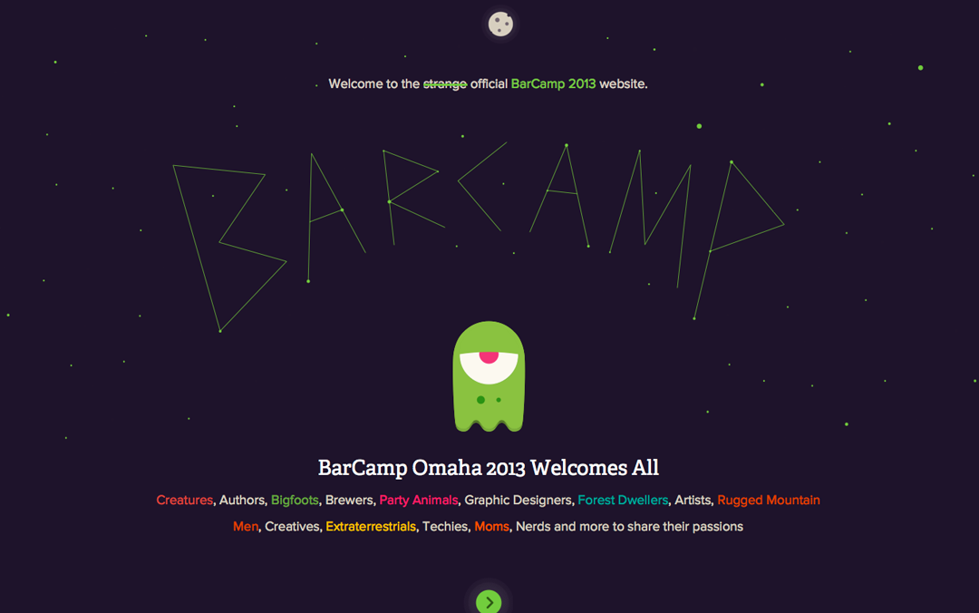 BarCamp 2013 website