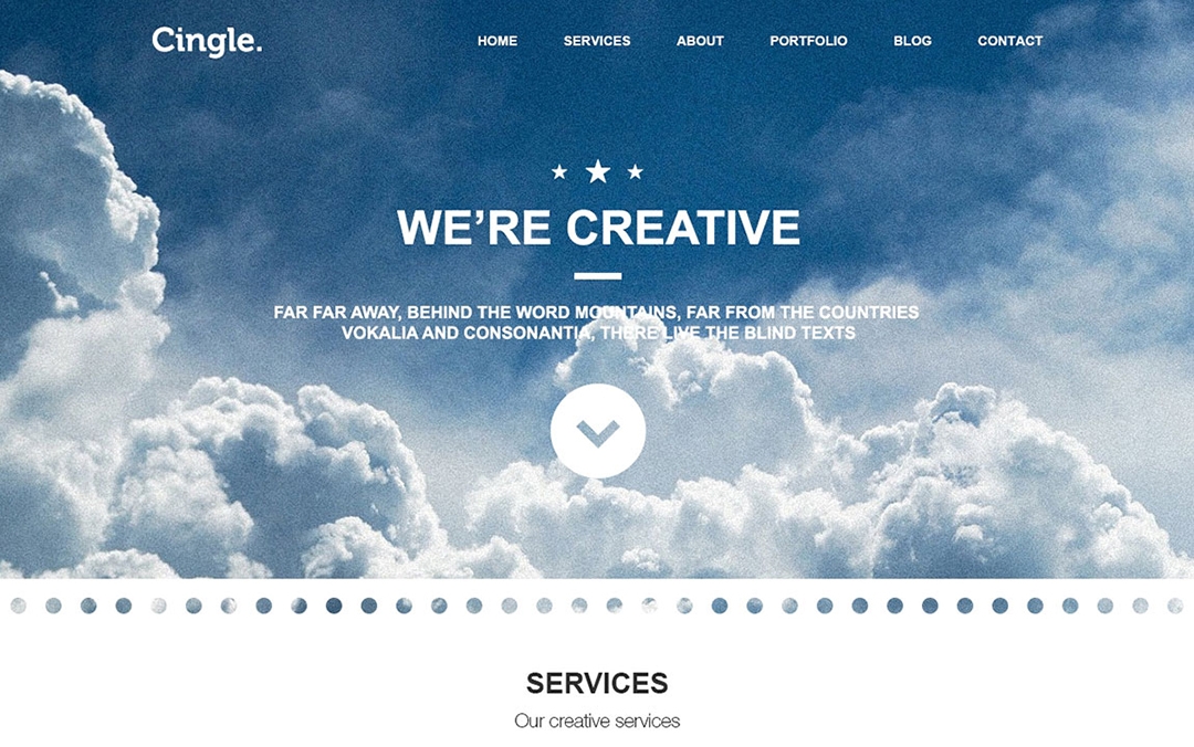 Best single page Theme