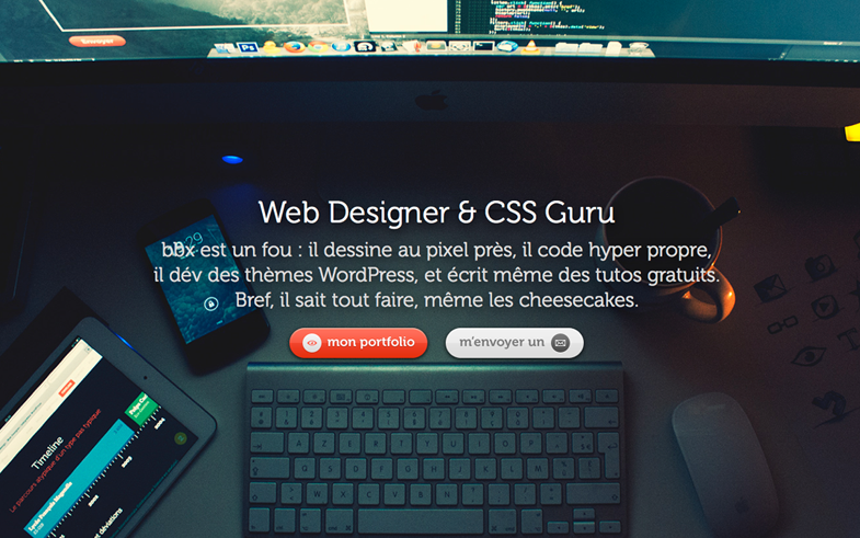 Responsive one page site