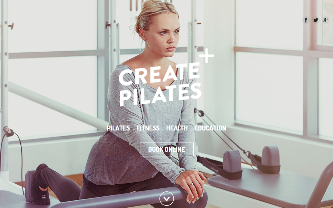 Create Pilates most loved website