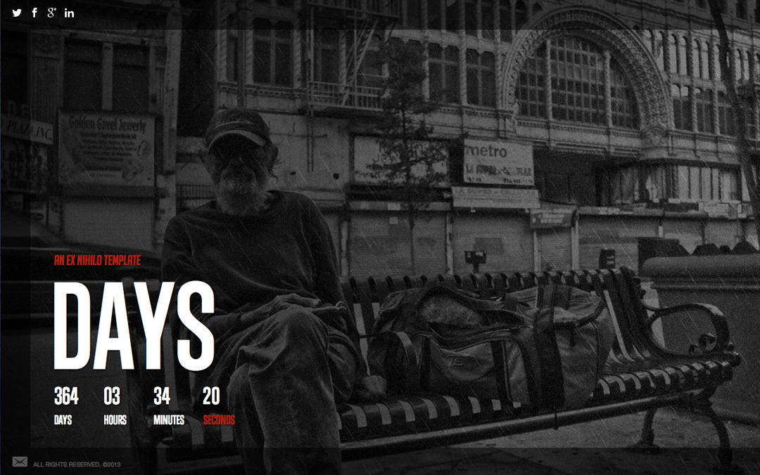 Days Coming Soon Template Site